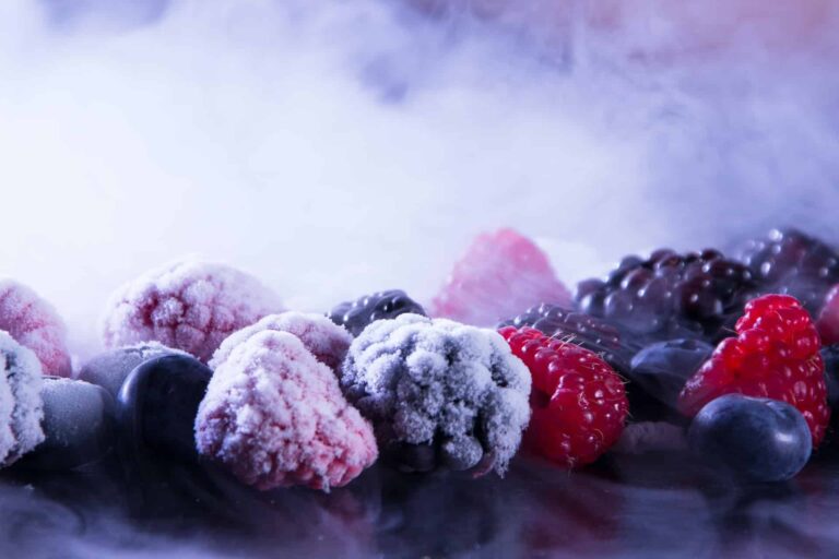 fruits freezing inside refrigerator due to very low temperature